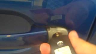 How to manually unlock your VW with the hidden key hole [upl. by Locin484]