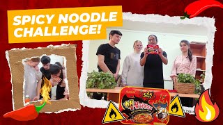 Russian University Students Tries The FIRE NOODLE CHALLENGE [upl. by Ahsenre]