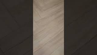 Vinyl Plank Flooring in Herringbone Pattern [upl. by Ekralc]