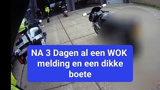 Na 3 Dagen al een wok met de motor verbod rijden op de weg met motoragent na rdw en dikke boete [upl. by Avril832]