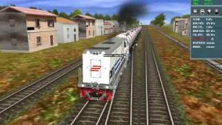 Kethel Pertamina in Trainz Simulator 2009 in My Version [upl. by Rutledge]