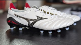 🇬🇧🇺🇸 UNBOXING Mizuno Morelia Neo IV Japan  Made in Japan  Football Boots  P1GA233009 [upl. by Atinrev]