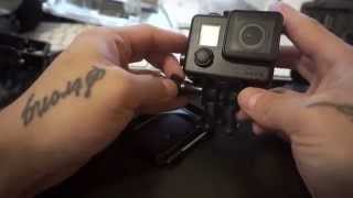 GoPro Hero 4 Blackout Housing  First Look [upl. by Nivaj305]