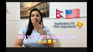 Visa retrogression 2023 what next EB3 visa update [upl. by Friedly]