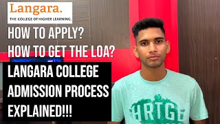 How To Apply To Langara College Langara College Admission Process Explained [upl. by Amandy]