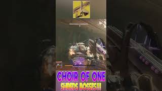 CHOIR OF ONE COOKS THIS NEW EXOTIC AUTO RIFLE DOES INSANE DAMAGE destiny2 shorts [upl. by Zulch]