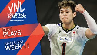 BEST PLAYS of Mens week 1  VNL 2022 [upl. by Nessie]