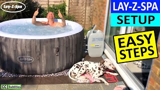 How to setup a LAYZSPA  Bestway LAYZSPA Installation Easy Step by Step Tutorial [upl. by Gilford653]