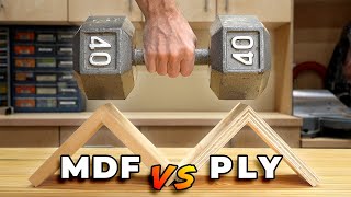 Testing MDF vs Plywood  What to Buy [upl. by Thomas635]