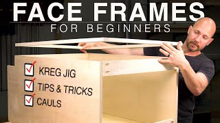 Easy Cabinet Face Frames For Beginners [upl. by Damicke]