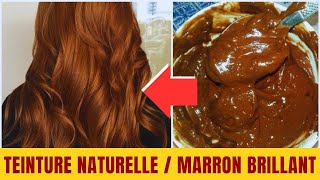 Teignez Vos Cheveux en Marron Naturellement avec cette Recette Facile [upl. by Kirsti]