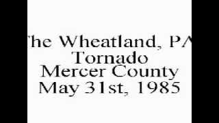 Wheatland PA Tornado Footage 5311985 [upl. by Niklaus]