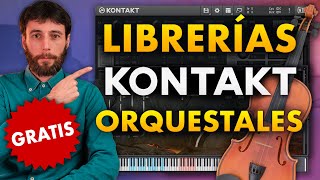 KONTAKT ► TOP 10 LIBRERÍAS ORQUESTALES GRATIS 🎁 LAS MEJORES‼ 🔥 100 legal ✅ [upl. by Ingvar]