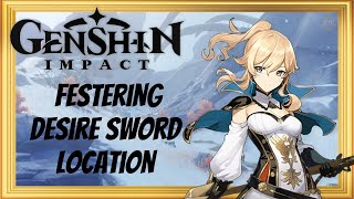 How to get the Free Festering Desire Sword in Genshin Impact  Festering Desire Quest Guide [upl. by Godfree35]