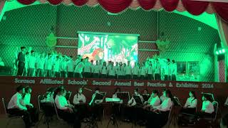 Sarasas affiliated school Second annual best practice 2024 music performance [upl. by Wimsatt]