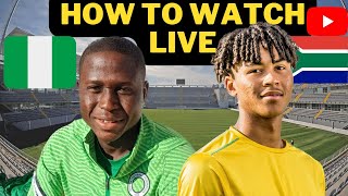 How to Watch Nigeria Golden Eaglets VS South Africa U17 Live  2023 U17 African Cup of Nations [upl. by Bilak]