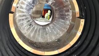 Firetube Boiler Dry Oven Brick Repair [upl. by Neelrahs252]