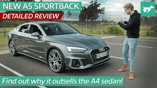 Audi A5 Sportback 2021 review  Chasing Cars [upl. by Enajyram]