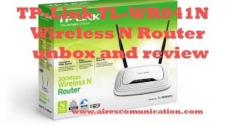 TPLink TLWR841N Wireless N Router unbox and review [upl. by Nibuz]