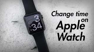 How to Change Time on Apple Watch  Set Time [upl. by Aimil]