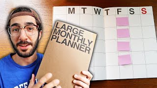 I LOVE THIS MONTHLY PLANNER — The LARGE Monthly Planner Review — Amazing for Visual Planners [upl. by Tynan745]