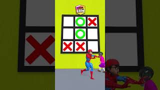 Tic Tac Toe Challenge with Miss T and Nick in Scary Teacher 3D [upl. by Lipinski]