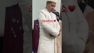 Nikah transformation shorts ♥️ transformation wedding day ytshorts yt ytviral ytshorts [upl. by Noreht]