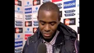 An emotional Fabrice Muamba gave thanks to his supporters ahead of Boltons match against Tottenham [upl. by Assetan346]