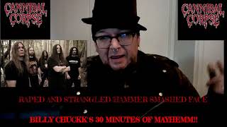 METALHEAD REACTS TO CANNIBAL CORPSE STRIPPED RAPED AND STRANGLED HAMMER SMASHED FACE LIVE 2023 [upl. by Eahcim]