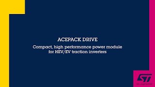 ACEPACK DRIVE compact high performance power module for HEVEV traction inverters [upl. by Ayak]