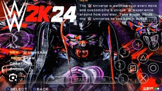 WWE 2K24 PPSSPP DOWNLOAD wwe2k24 trailer for video games 🎮 🕹 👌 [upl. by Streetman]