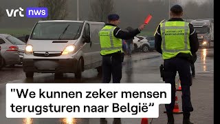 Nederland begint met controles aan grens met België en Duitsland [upl. by Arhez]