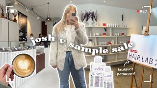 JOSH V SAMPLE SALE SHOPLOG  weekvlog 🩷  Make Me Blush [upl. by Kal]