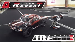 TRSC10E Running at the Track by Team Redcat [upl. by Arracahs]