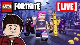 LEGO FORTNITE LIVESTREAM  SPOOKY TILTED TOWERS AD [upl. by Beore]