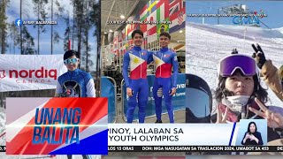 3 atletang Pinoy lalaban sa 2024 Winter Youth Olympics  UB [upl. by Nosille47]