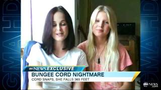 Erin Langworthy 22 Who Survived Bungee Cord Fall May Go Again GMA Interview [upl. by Gone]