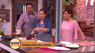 Receta Tacos de pescado estilo Baja  Cocineros Mexicanos [upl. by Ahsemal]