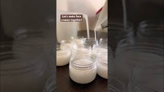 Make brightening face cream from the comfort of your home 🏠 skincare smallbusiness makemoney [upl. by Igiul]