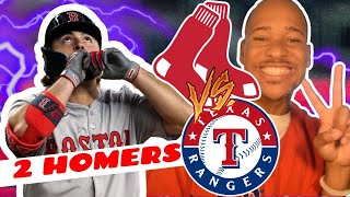 2 FOR GRANDMA  RED SOX VS RANGERS GAME 3 HIGHLIGHTS FAN REACTION [upl. by Lindblad]