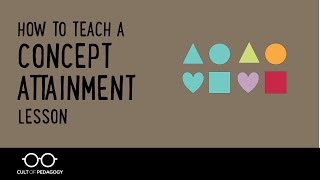 How to Teach a Concept Attainment Lesson [upl. by Adnuhsed]