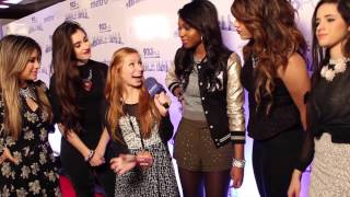 Austin Mahone Enrique Iglesias Fifth Harmony interviews at Jingle Ball 2013 [upl. by Noiek315]