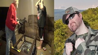 Angry Grandpa Destroys PS4 AngryGrandpaShow  Reaction BBT [upl. by Furgeson247]