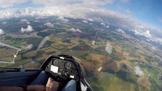 Glider Aerobatic Flight  Lasham Airfield ASK21 full flight [upl. by Sophey203]