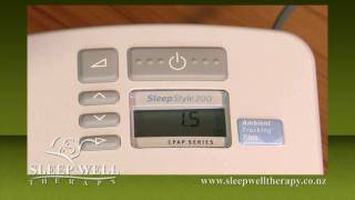 How to change settings  Sleep Style 200 Series [upl. by Razaile]