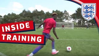 U21 Sharp Shooting Session  Grealish Abraham Redmond Finishing Practice  Inside Training [upl. by Sanfred]