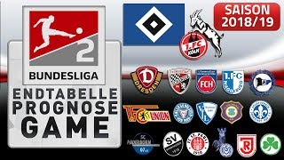 2BUNDESLIGA  ENDTABELLE PROGNOSE GAME ● SAISON 201819 ⚽ FORMCHECK [upl. by Abercromby]