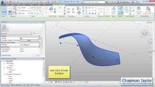 Making a curved mass surface in Revit [upl. by Lyrehc]