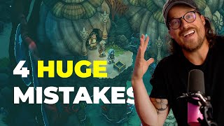 You MUST AVOID These 4 Game Dev Mistakes [upl. by Nnaegroeg986]