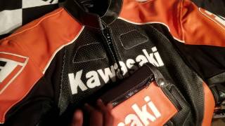 Custom kawasaki motorcycle jacket project introduction with angelus dye and paint [upl. by Ikcir104]